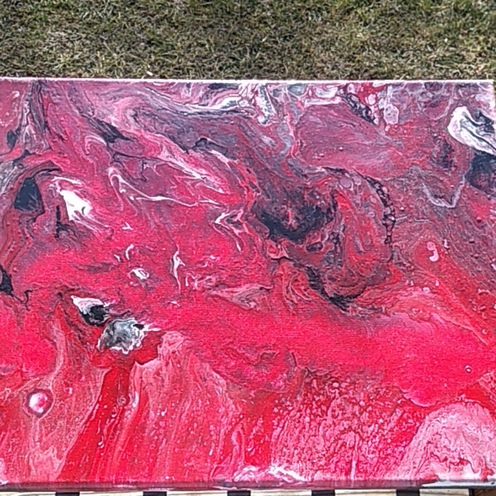 Acrylic pour painting